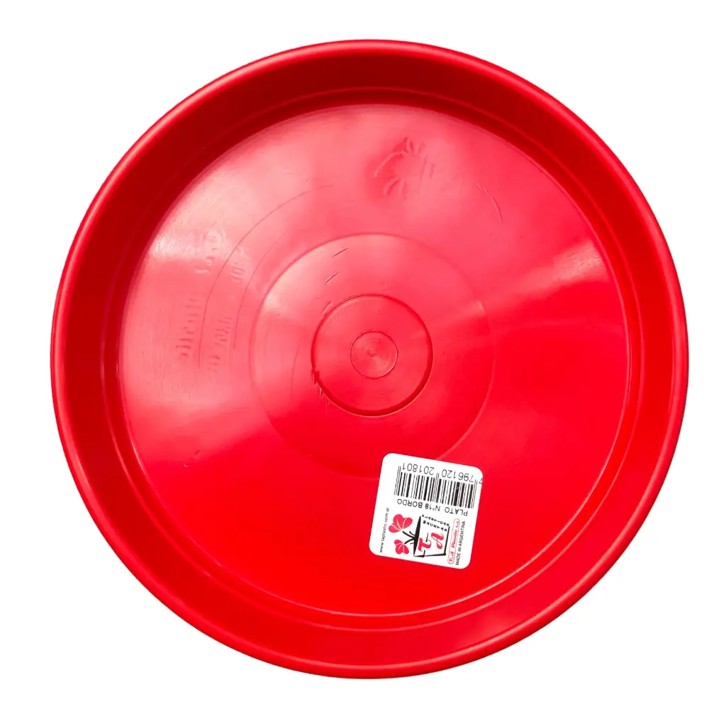 Plato Clásico N°18 TAPlastic (Rojo)