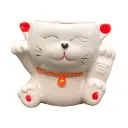 Maceta Cerámica Gato de la suerte