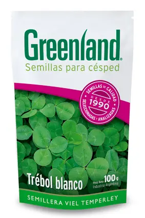 Semillas Césped Trébol Blanco 100gr Greenland