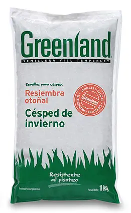 Semillas Resiembra Otoñal Césped de Invierno 1kg Greenland