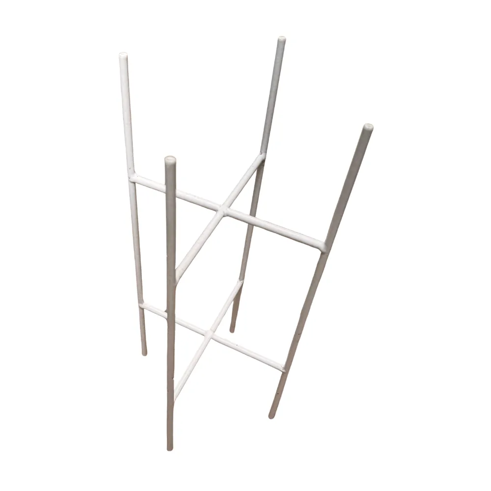 Pie de hierro nórdico 56cm (Blanco)