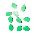 Clips para plantas colgantes x10u