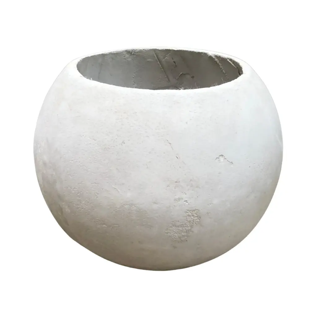 30x28 Maceta Fibrocemento Esfera 30x28