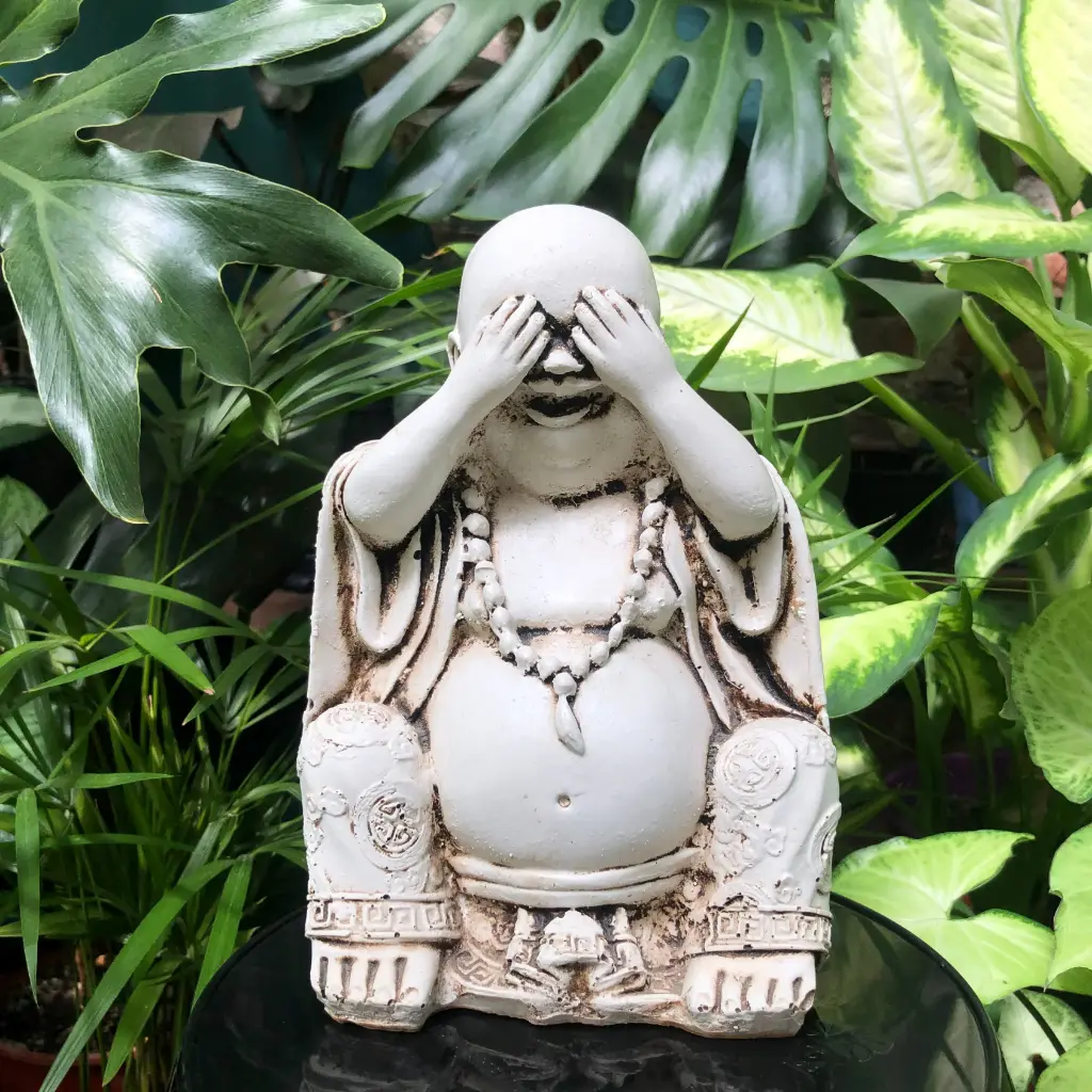 Buda Monje Sabio 22cm (Ciego)