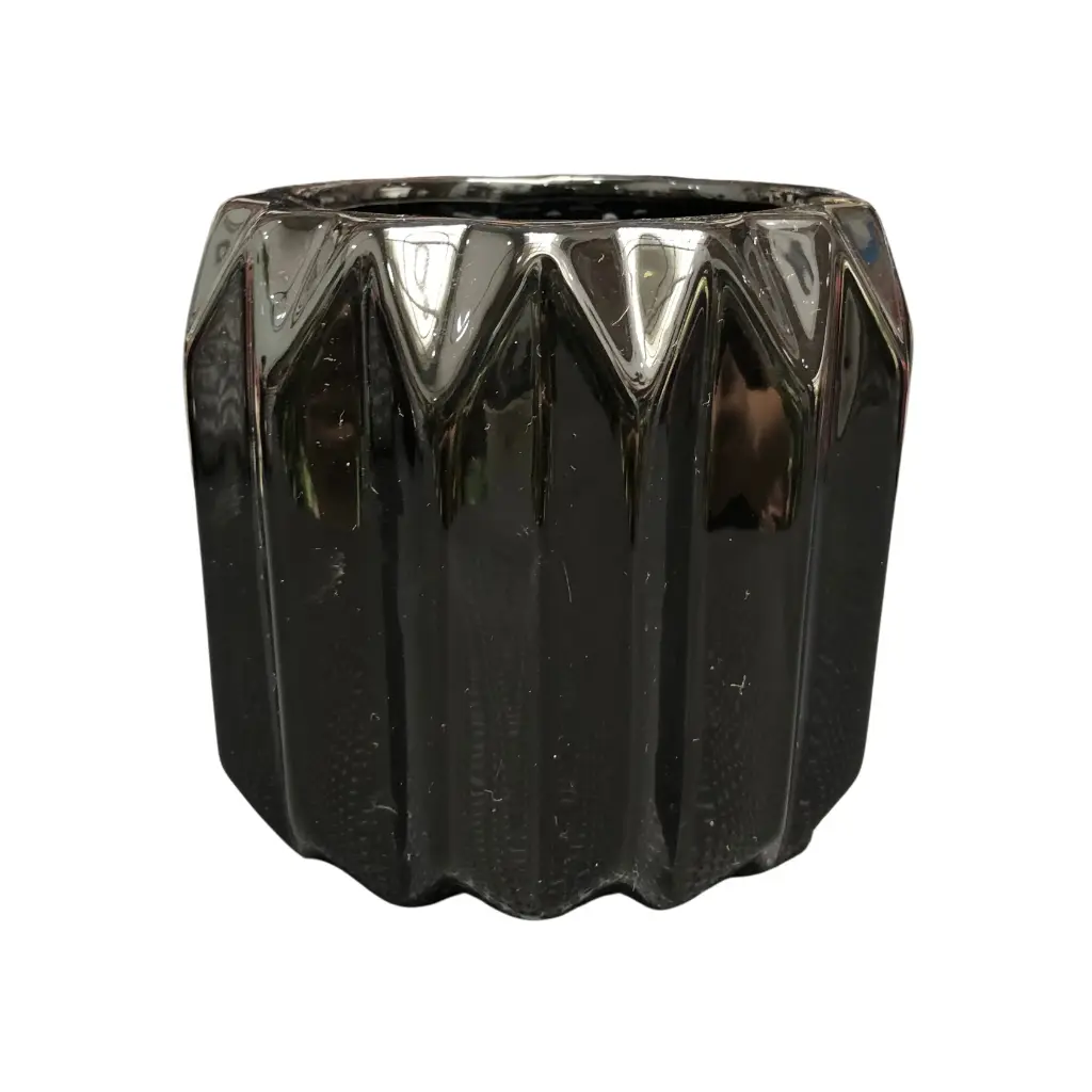 Maceta Cerámica Facetada grande