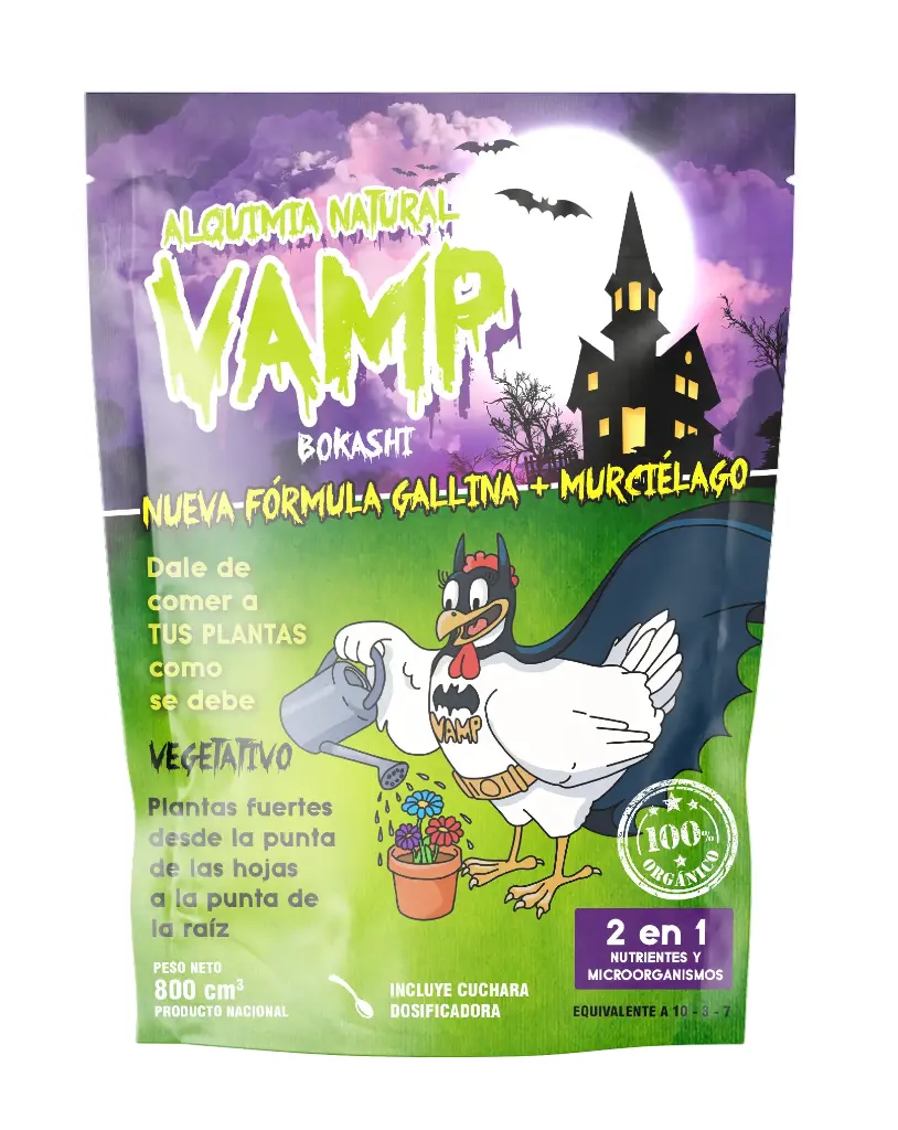 Vamp Bokashi Vegetativo murciélago+gallina 