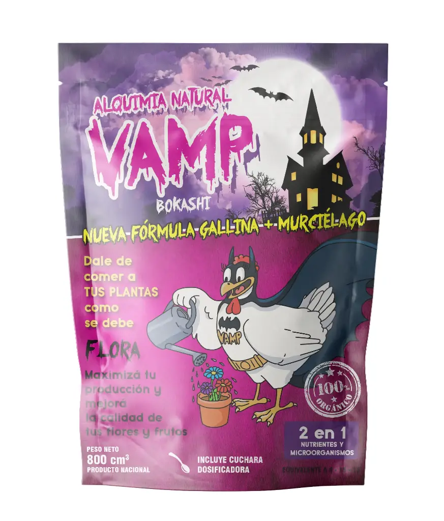 Vamp Bokashi Floración murciélago+gallina 