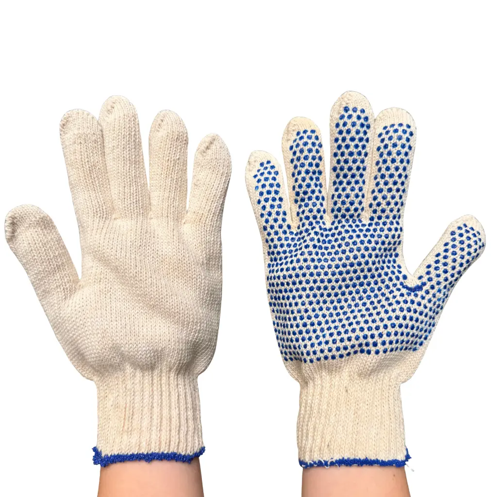 Guantes hilo moteado
