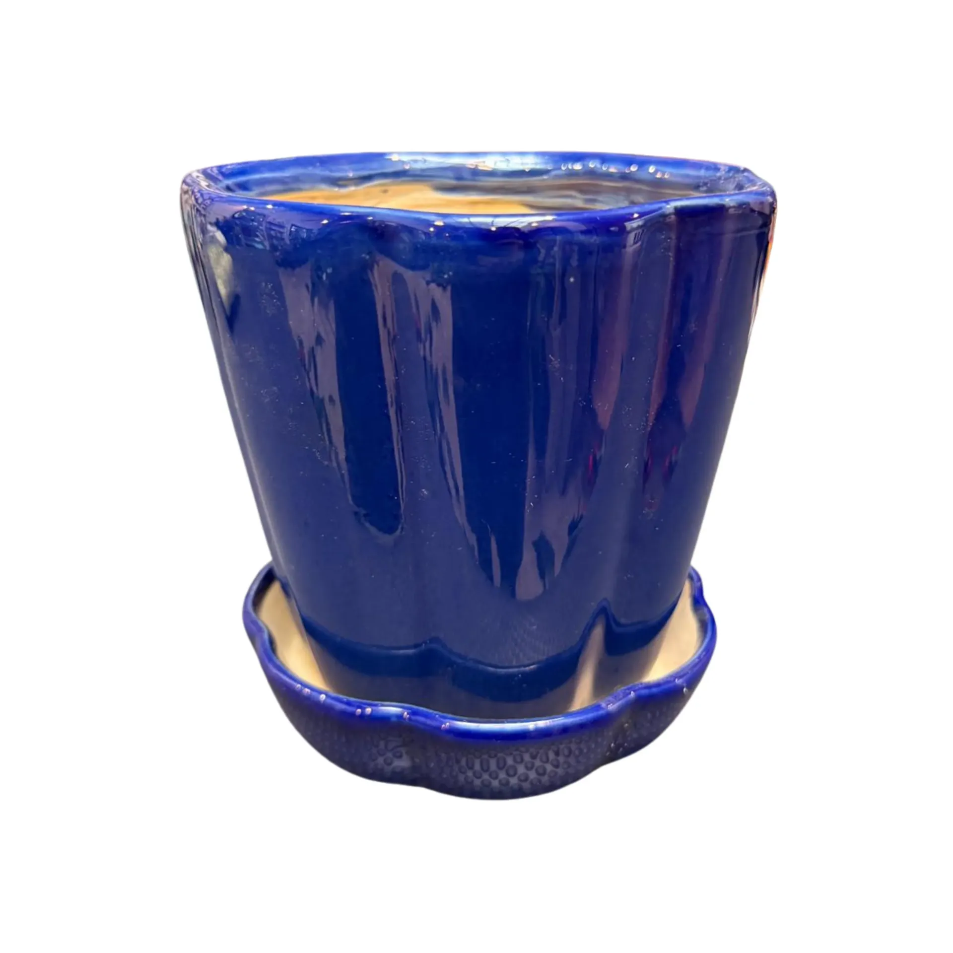 Maceta Cerámica con plato chico