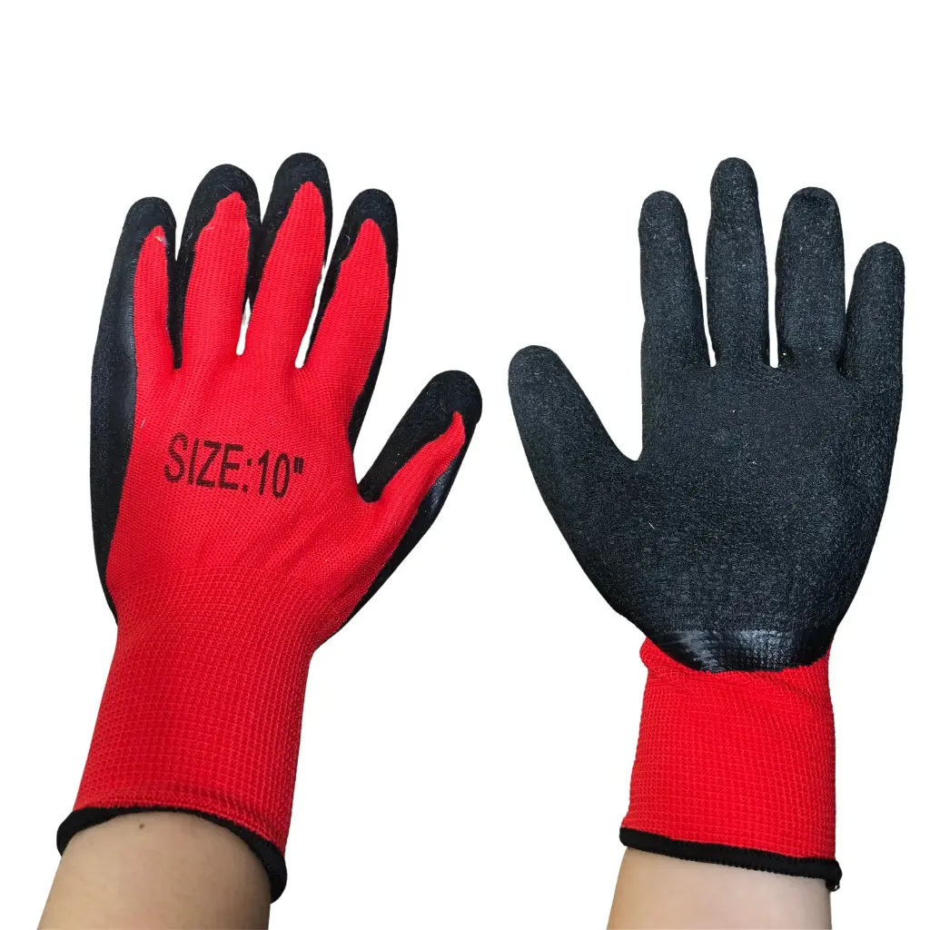 Guantes reforzados rojo