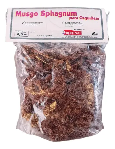Musgo Sphagnum para orquídeas 3,5dm Bertinat