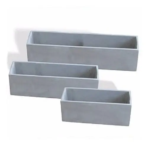 40x15x13 Maceta Fibrocemento Jardinera 40x15x13