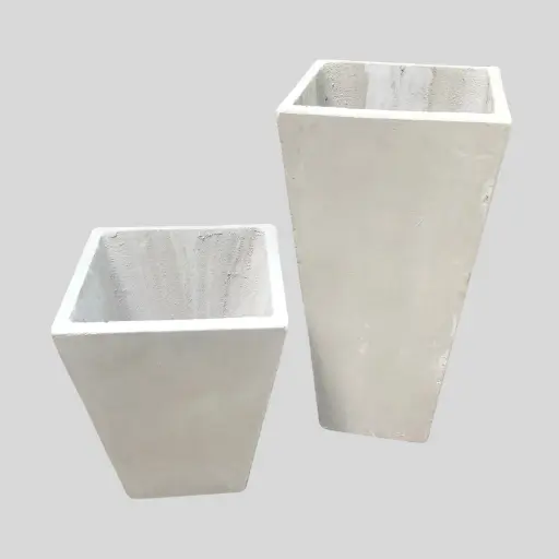 50x25x15 Maceta Fibrocemento Piramidal 50x25x15