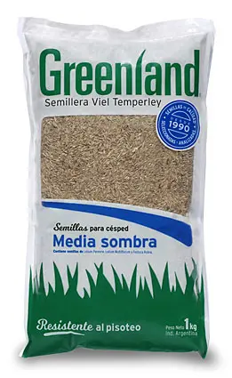 Semillas Césped Media Sombra 1kg Greenland