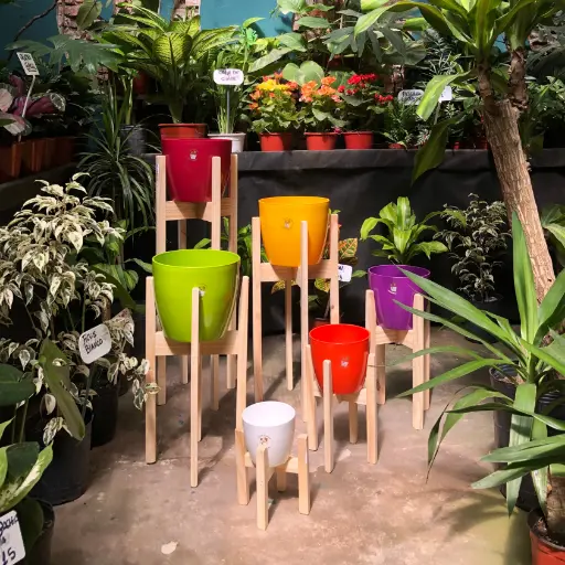 Pie de madera 80cm