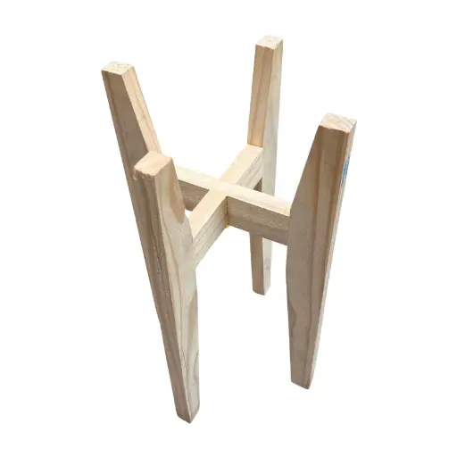 Pie de madera  40 cm REFORZADO