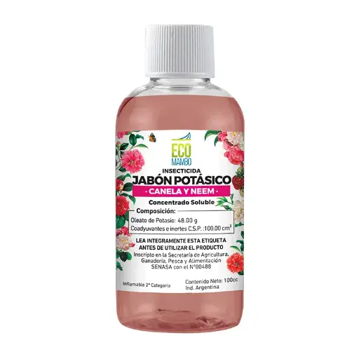 Jabón Potásico Canela y Neem 250ml Ecomambo