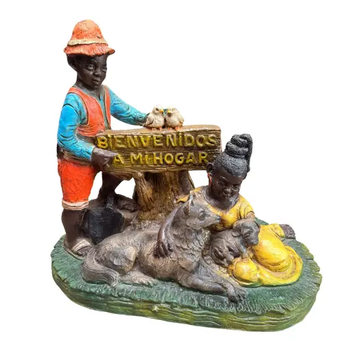 Pareja de negros 68cm