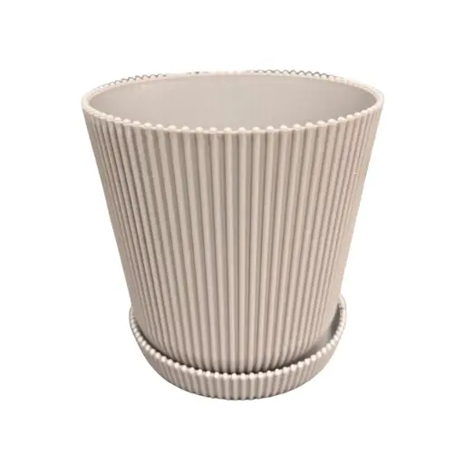 Maceta con plato 12x11cm