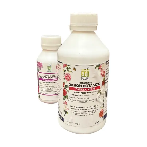 Jabón Potásico Canela y Neem 100cc Ecomambo